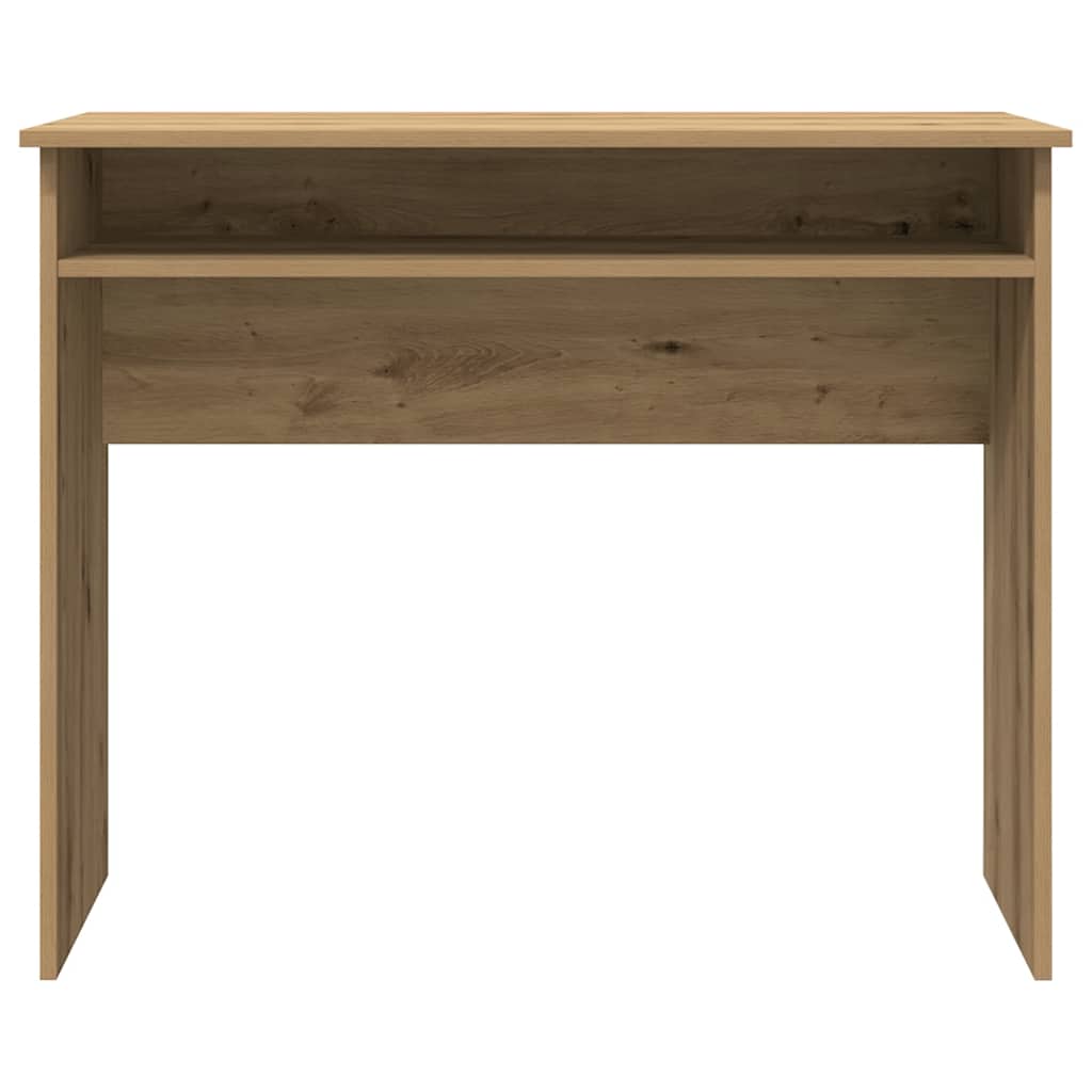 vidaXL Desk Artisan Oak 90x50x74 cm Engineered Wood 5