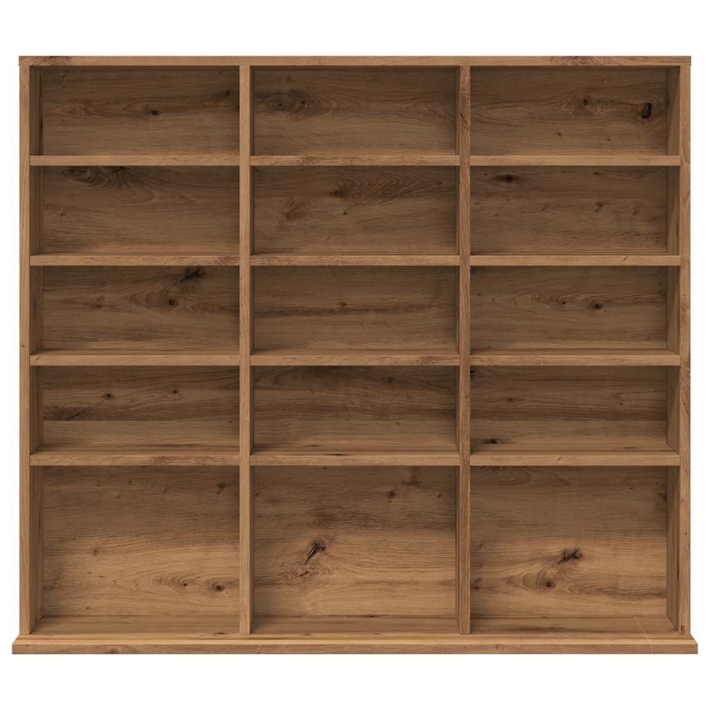 vidaXL CD Cabinet Artisan Oak 100x23x89,5 cm Engineered Wood 4