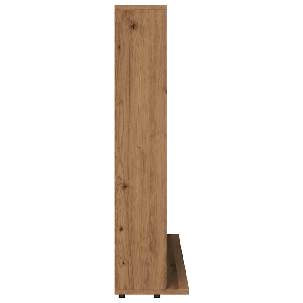 vidaXL CD Cabinet Artisan Oak 100x23x89,5 cm Engineered Wood 6