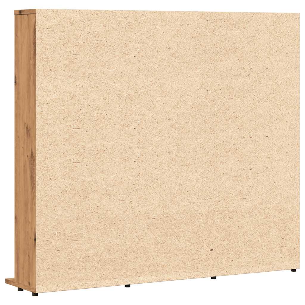 vidaXL CD Cabinet Artisan Oak 100x23x89,5 cm Engineered Wood 5
