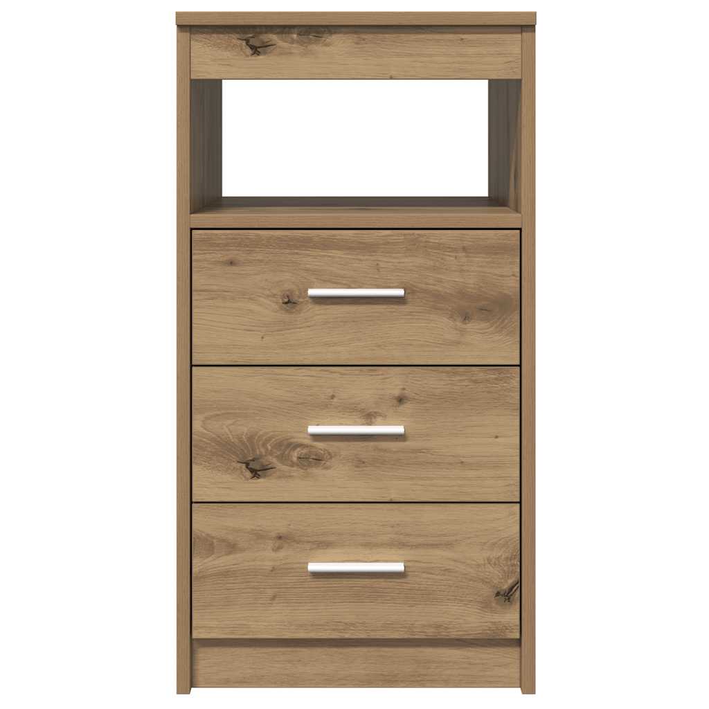 vidaXL Drawer Cabinet Artisan Oak 40x50x76 cm Engineered Wood 5