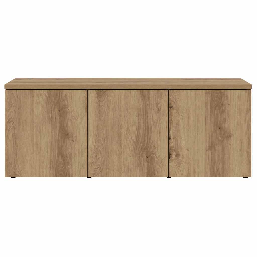 vidaXL TV Cabinet Artisan Oak 80x34x30 cm Engineered Wood 5