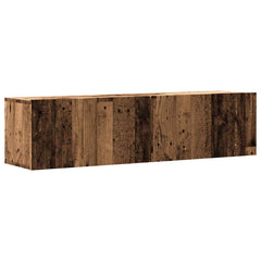 vidaXL Wall Mounted TV Cabinet Old Wood 120x30x30 cm Engineered Wood 2