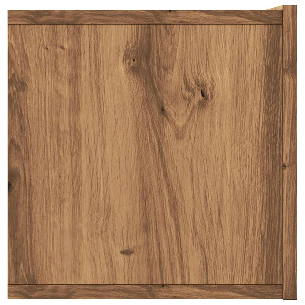 vidaXL Wall Mounted TV Cabinet Artisan Oak 120x30x30 cm Engineered Wood 5