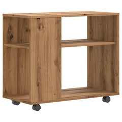 vidaXL Side Table Artisan Oak 70x35x60.5 cm Engineered Wood 6