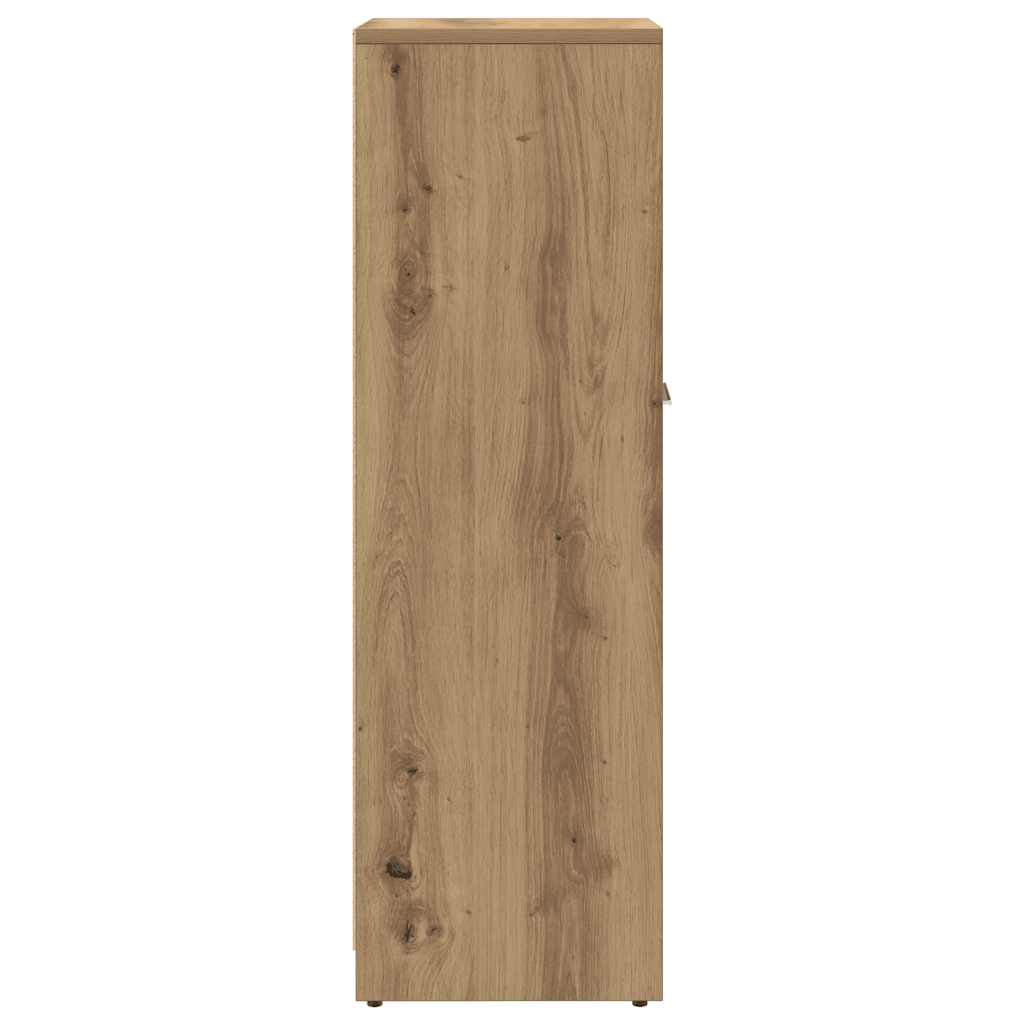 vidaXL Bathroom Cabinet Artisan Oak 30x30x95 cm Engineered Wood 6
