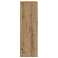 vidaXL Bathroom Cabinet Artisan Oak 30x30x95 cm Engineered Wood 6