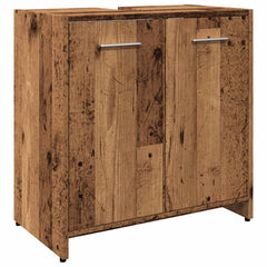 vidaXL Bathroom Sink Cabinet Old Wood 60x33x60 cm Engineered Wood 2