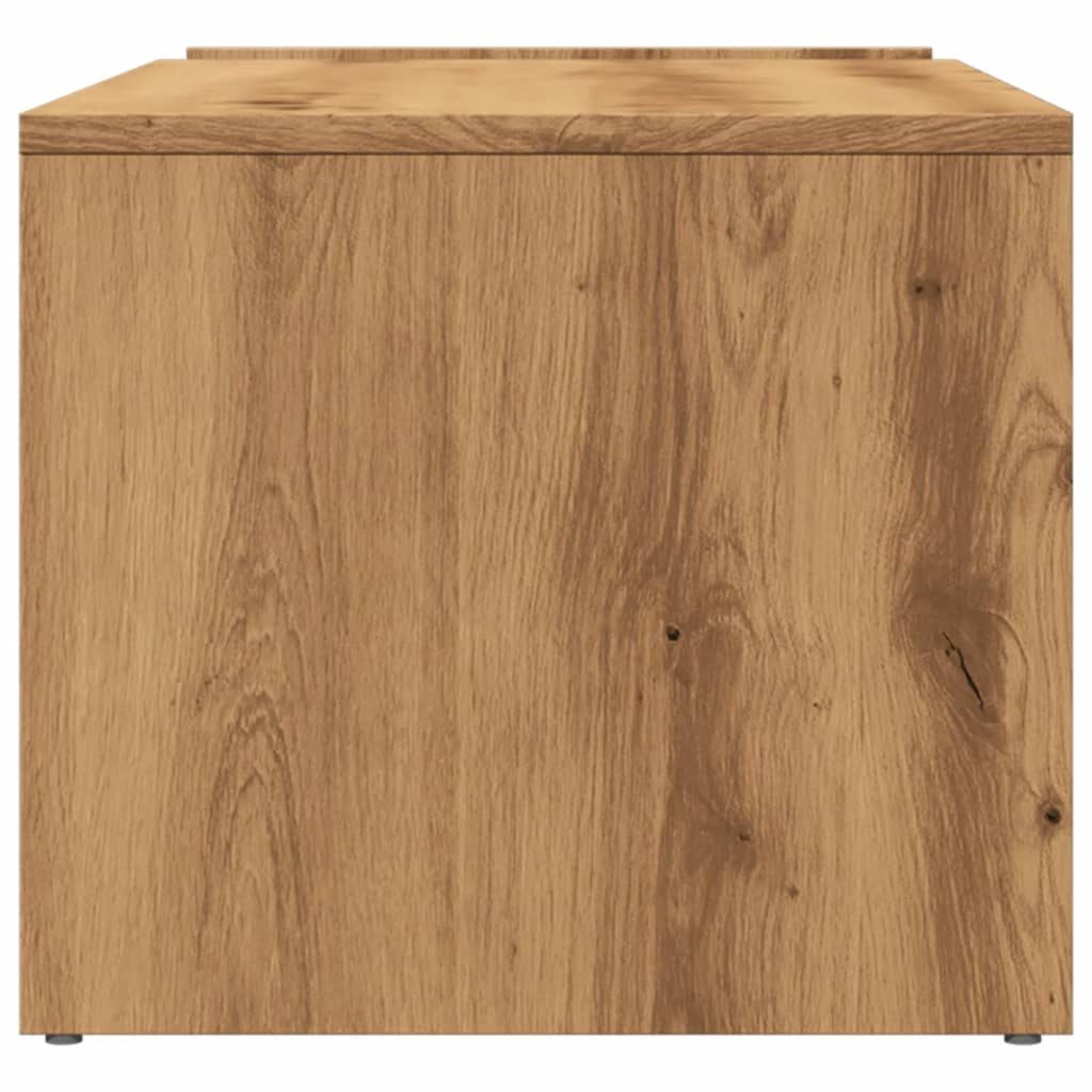 vidaXL Coffee Table Artisian Oak 90x45x35 cm Engineered Wood 5