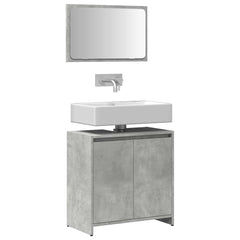 vidaXL 2 Piece Bathroom Furniture Set Engineered Wood