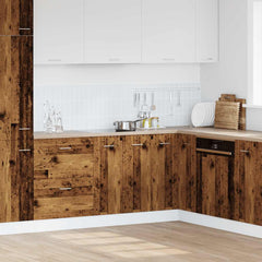 vidaXL Bottom Cabinet Lyon Old Wood 60x46x81.5 cm Engineered Wood 3