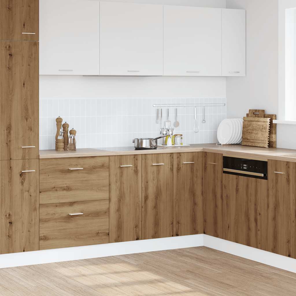 vidaXL Bottom Cabinet Lyon Artisan Oak 60x46x81.5 cm Engineered Wood 1