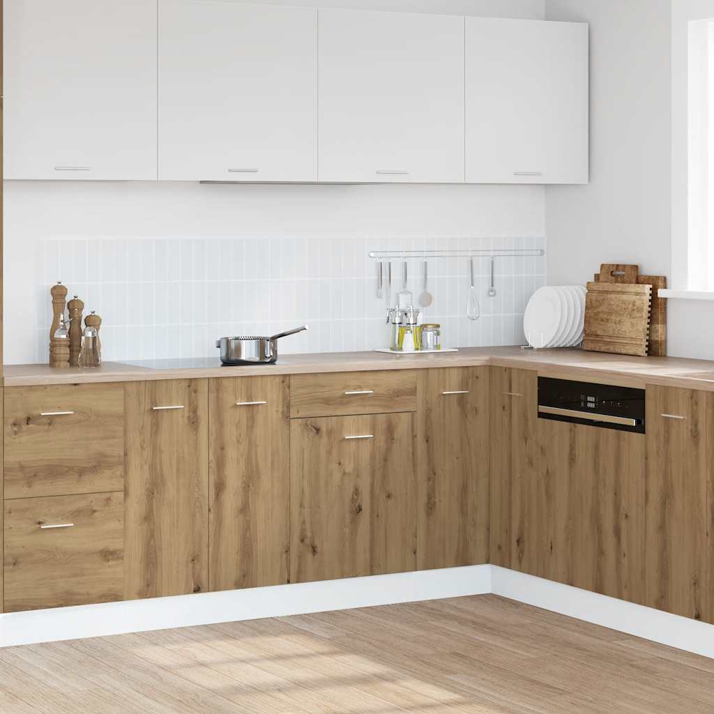 vidaXL Drawer Bottom Cabinet Lyon Artisan Oak 40x46x81.5 cm Engineered Wood 1