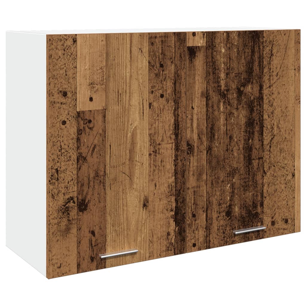 vidaXL Hanging Cabinet Lyon Old Wood 80x31x60 cm Engineered Wood 2