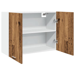vidaXL Hanging Cabinet Lyon Old Wood 80x31x60 cm Engineered Wood 5