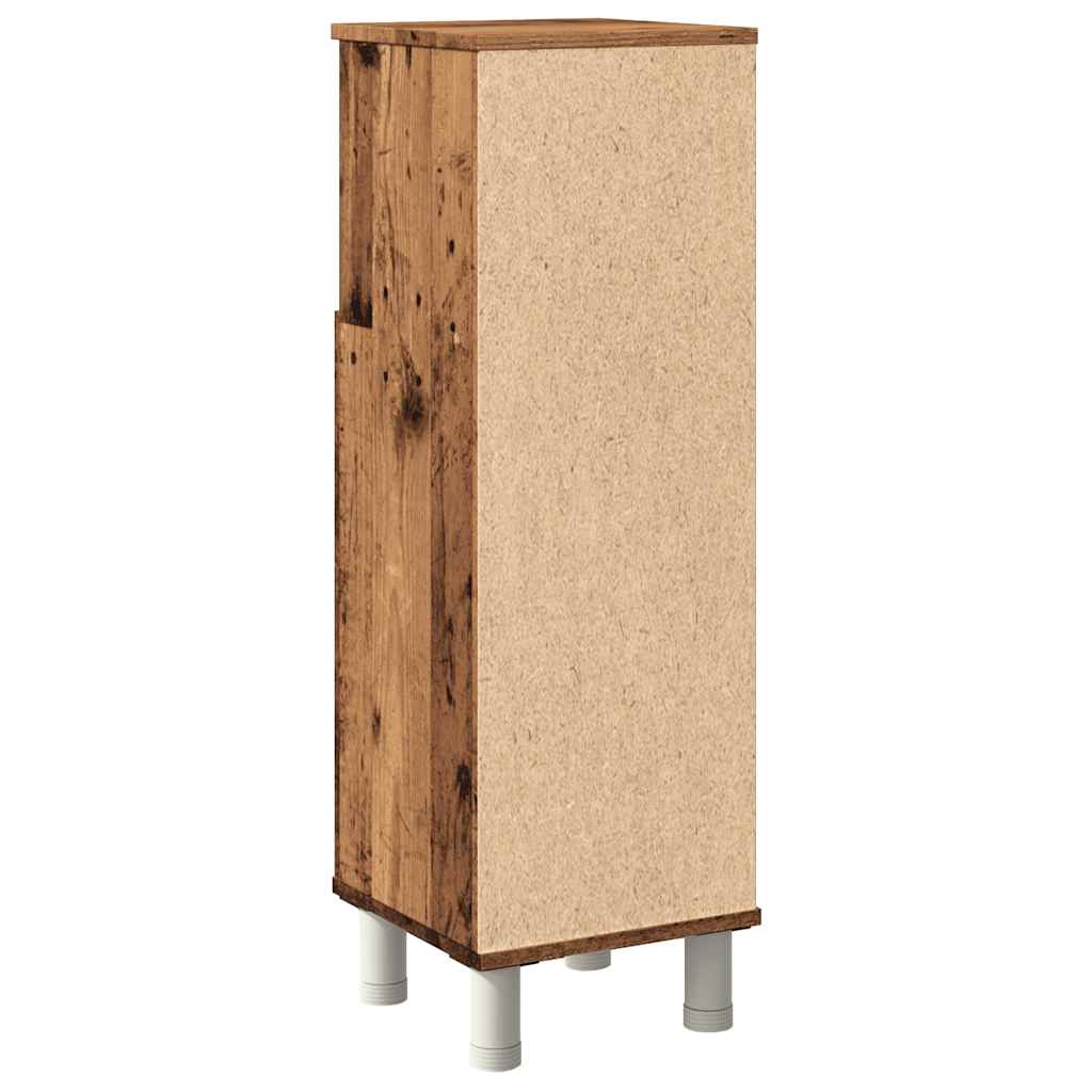 vidaXL Bathroom Cabinet Old Wood 30x30x95 cm Engineered Wood 6