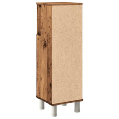 vidaXL Bathroom Cabinet Old Wood 30x30x95 cm Engineered Wood 6