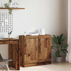 vidaXL Book Cabinet Old Wood 82,5x30,5x80 cm Engineered Wood 4