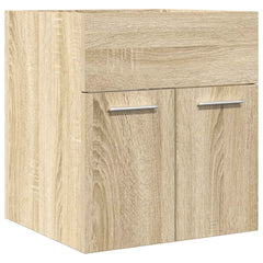 vidaXL Bathroom Sink Cabinet Sonoma Oak 41x38.5x46 cm Engineered Wood 2
