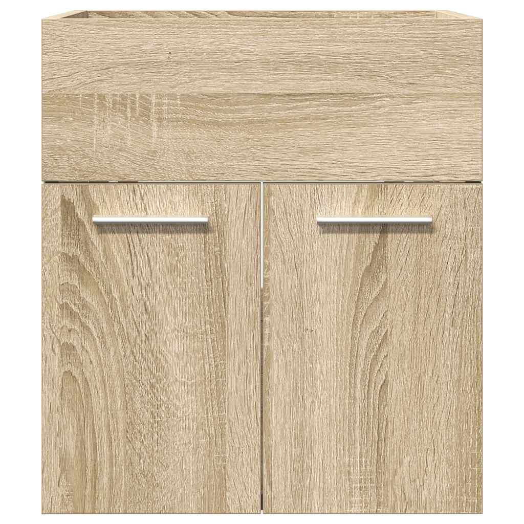 vidaXL Bathroom Sink Cabinet Sonoma Oak 41x38.5x46 cm Engineered Wood 4