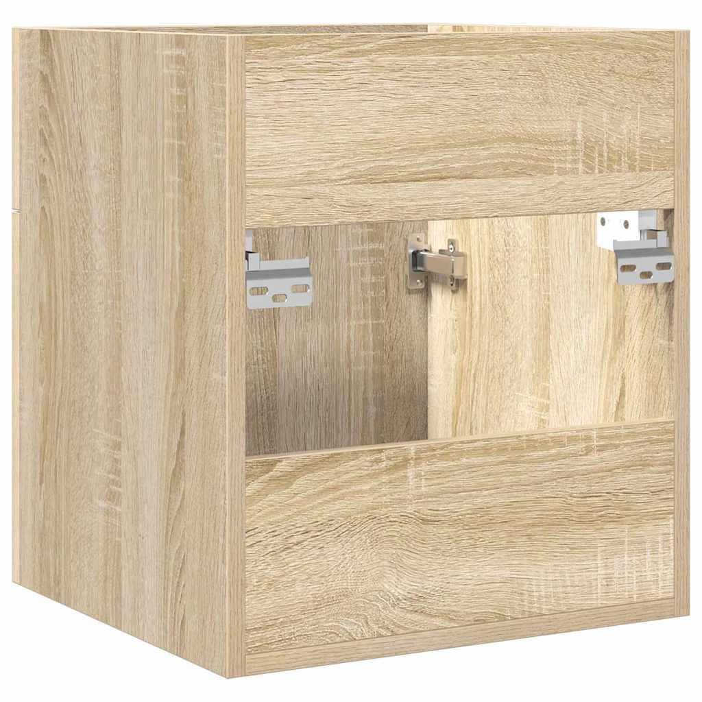 vidaXL Bathroom Sink Cabinet Sonoma Oak 41x38.5x46 cm Engineered Wood 6