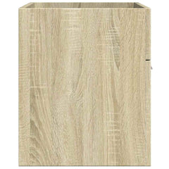 vidaXL Sink Cabinet Sonoma Oak 80x38.5x46 cm Engineered Wood 5