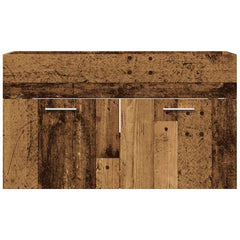 vidaXL Bathroom Sink Cabinet Old Wood 80x38.5x46 cm Engineered Wood 4