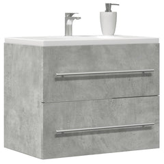 Sink Cabinet 60x38.5x48 cm Engineered Wood Concrete grey