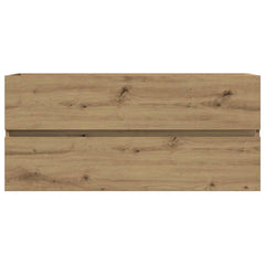 vidaXL Sink Cabinet Artisan Oak 100x38.5x45 cm Engineered Wood 4