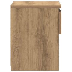 vidaXL Bedside Cabinet Artisan Oak 40x30x39 cm Engineered Wood 6