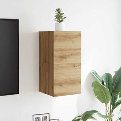 vidaXL Wall Mounted TV Cabinet 2 pcs Artisan Oak 30.5x30x30 cm 3