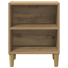 vidaXL Bedside Cabinet Artisan Oak 40x30x50 cm Engineered Wood 4