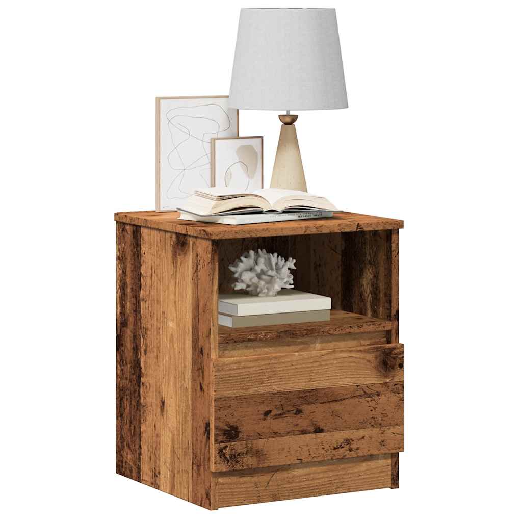 vidaXL Bedside Cabinets 2 pcs Old Wood 40x40x50 cm Engineered Wood 1