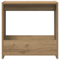 vidaXL Side Table Artisan Oak 50x26x50 cm Engineered Wood 4