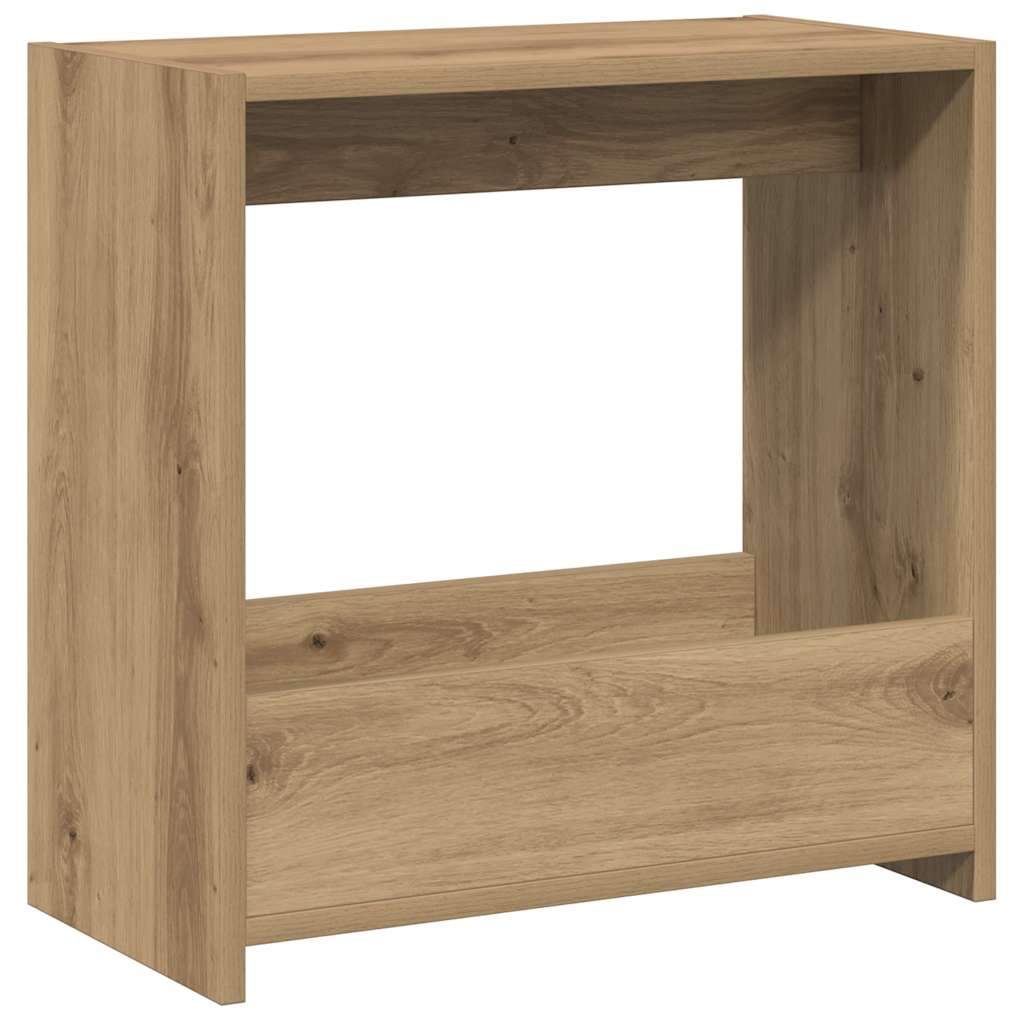 vidaXL Side Table Artisan Oak 50x26x50 cm Engineered Wood 6