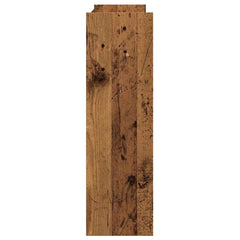 vidaXL Wall Shoe Cabinet Old Wood 80x18x60 cm Engineered Wood 5