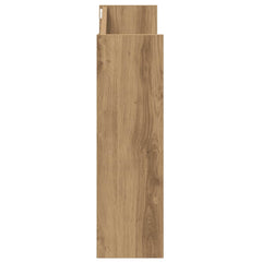 vidaXL Wall Shoe Cabinet Artisan Oak 80x18x60 cm Engineered Wood 6