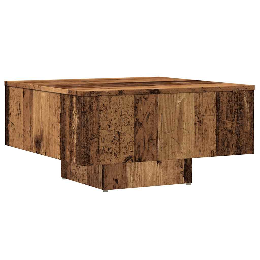 vidaXL Coffee Table Old Wood 60x60x31.5 cm Engineered Wood 6
