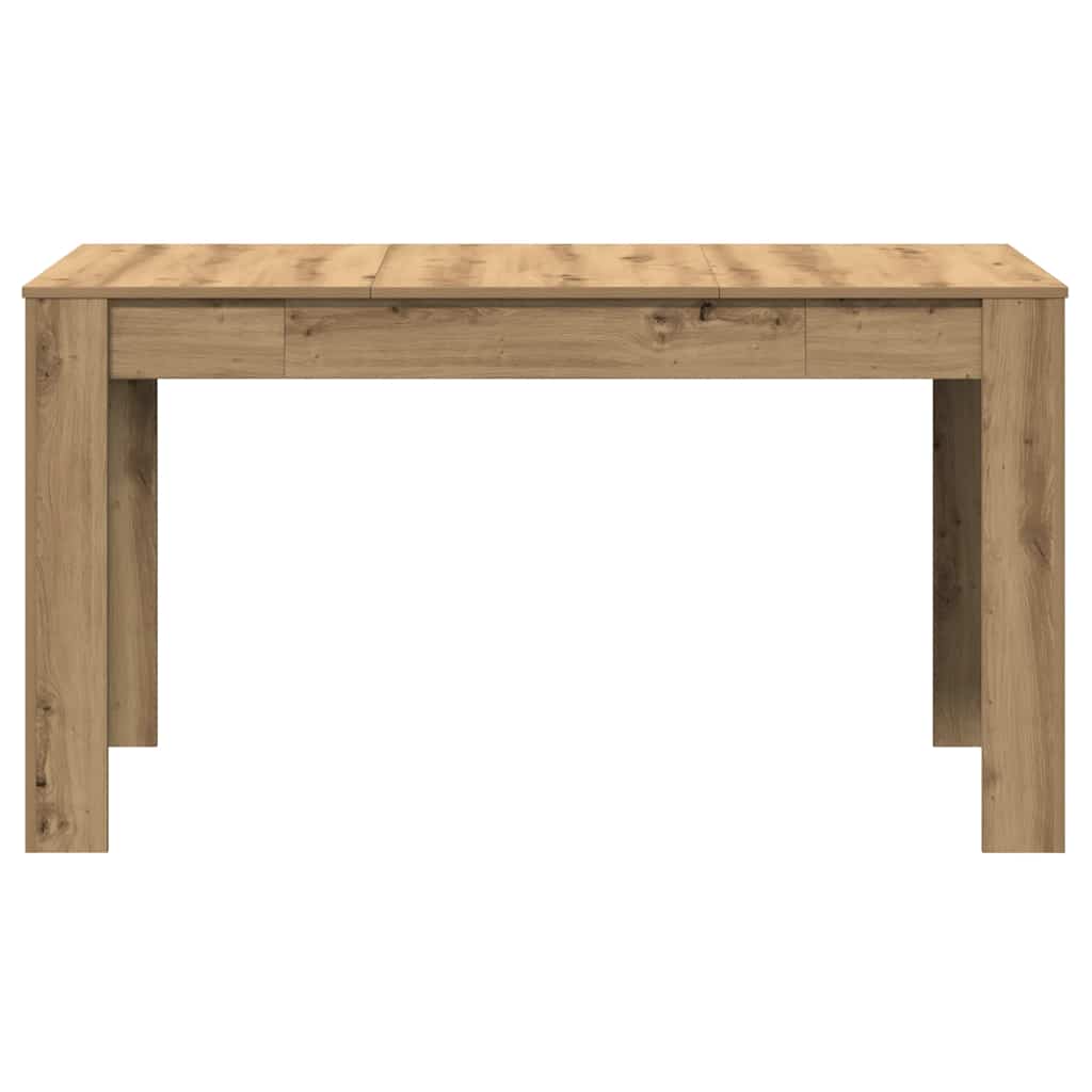 vidaXL Dining Table Artisan Oak 140x74.5x76 cm Engineered Wood 5