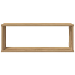 vidaXL Wall Cube Shelves 4 pcs Artisan Oak 60x15x23 cm Engineered Wood 4