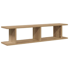 vidaXL Wall Shelves 2 pcs Artisan Oak 90x18x20 cm Engineered Wood 4