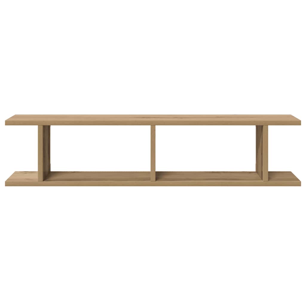 vidaXL Wall Shelves 2 pcs Artisan Oak 90x18x20 cm Engineered Wood 5