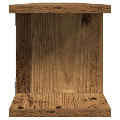 vidaXL Wall Shelves 2 pcs Old Wood 105x18x20 cm Engineered Wood 6