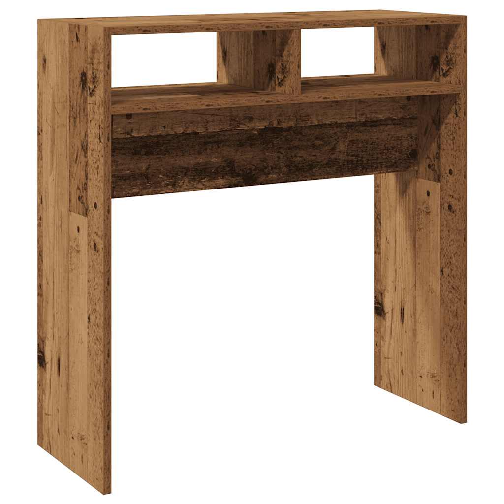 vidaXL Console Table Old Wood 78x30x80 cm Engineered Wood 2