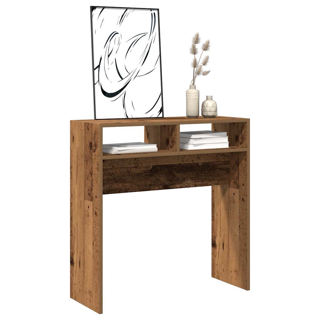 vidaXL Console Table Old Wood 78x30x80 cm Engineered Wood 3