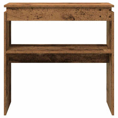 vidaXL Console Table Old Wood 80x30x80 cm Engineered Wood 4