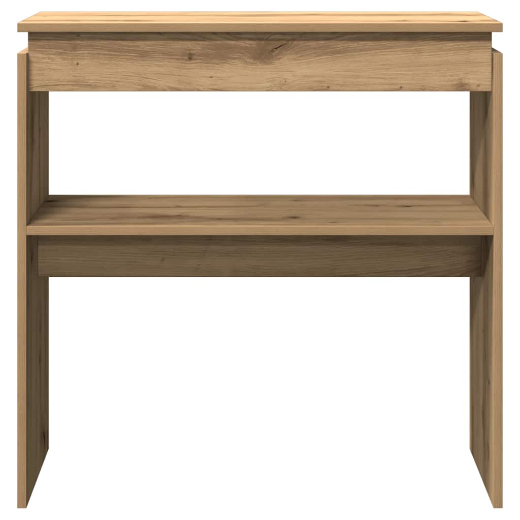 vidaXL Console Table Artisan Oak 80x30x80 cm Engineered Wood 4