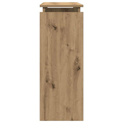 vidaXL Console Table Artisan Oak 80x30x80 cm Engineered Wood 6