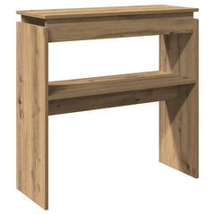 vidaXL Console Table Artisan Oak 80x30x80 cm Engineered Wood 5