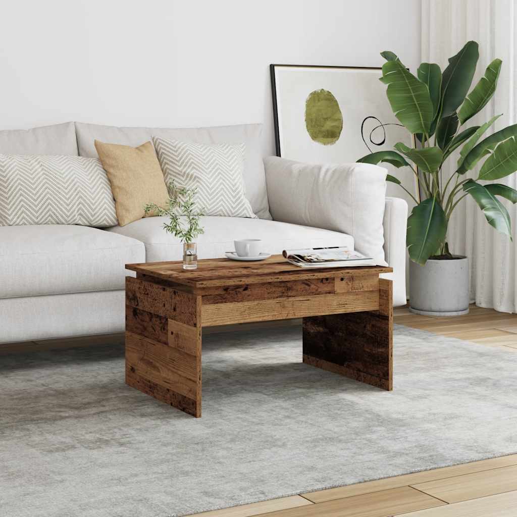 vidaXL Coffee Table Old Wood 68x50x38 cm Engineered Wood 1